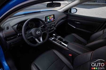 Interior of 2024 Nissan Sentra